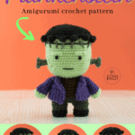 Frankenstein amigurumi crochet pattern