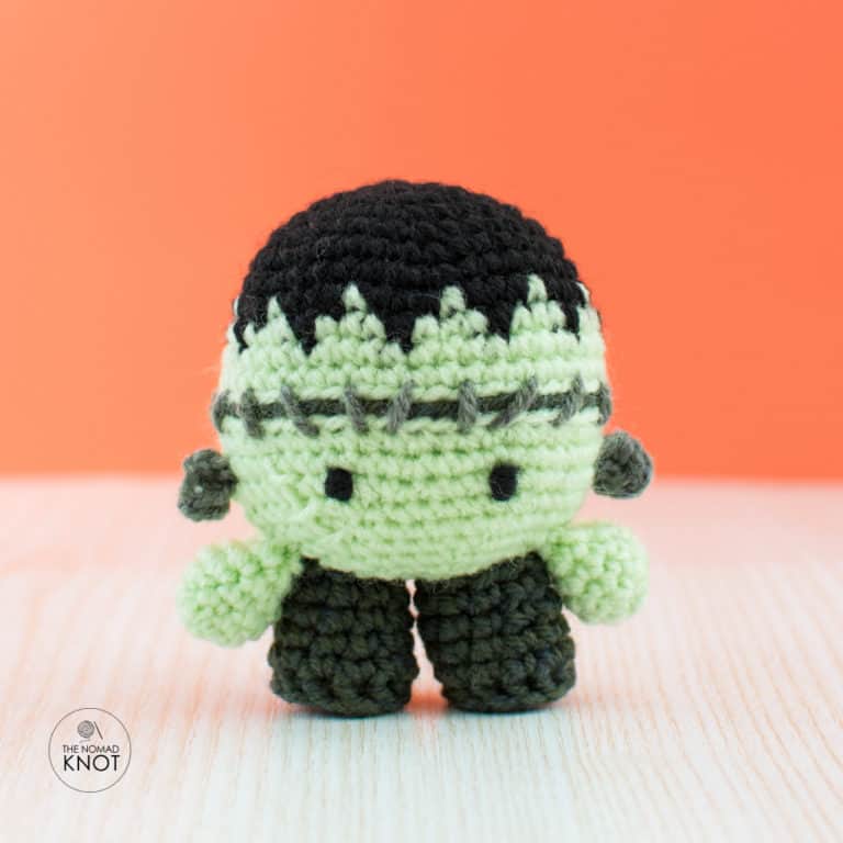 Mini Frankenstein Amigurumi Free Crochet Pattern