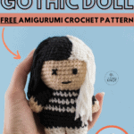 Free amigurumi gothic doll pattern