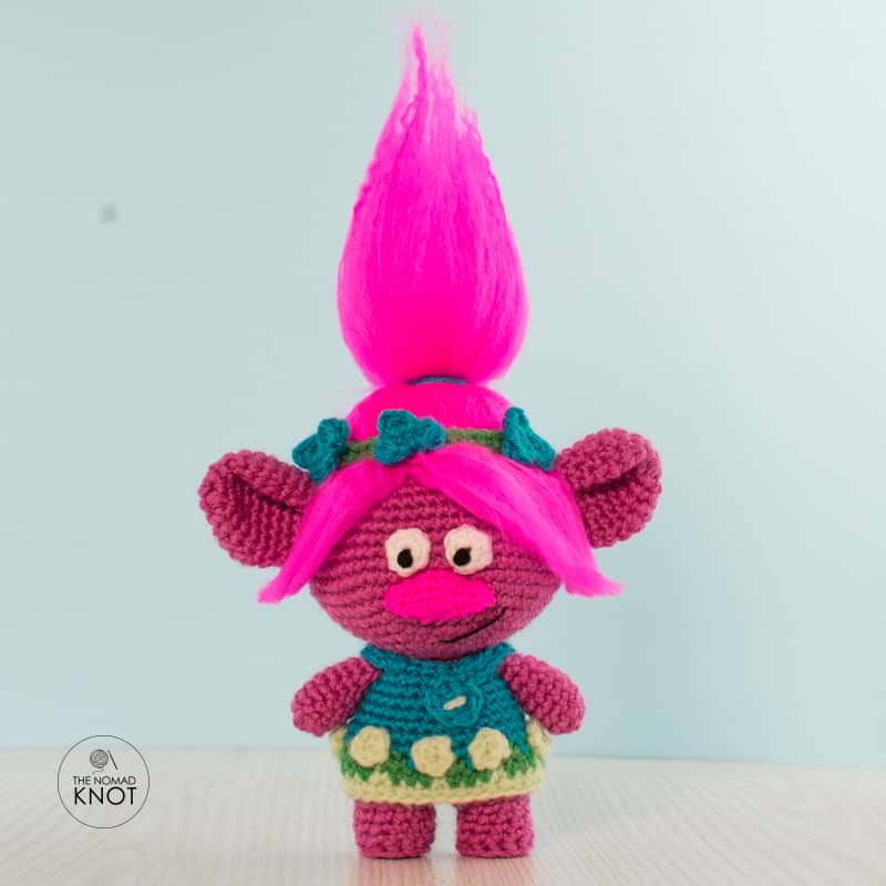 poppy troll amigurumi pattern
