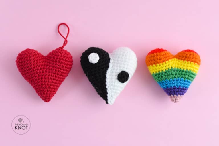 valentine hearts free pattern