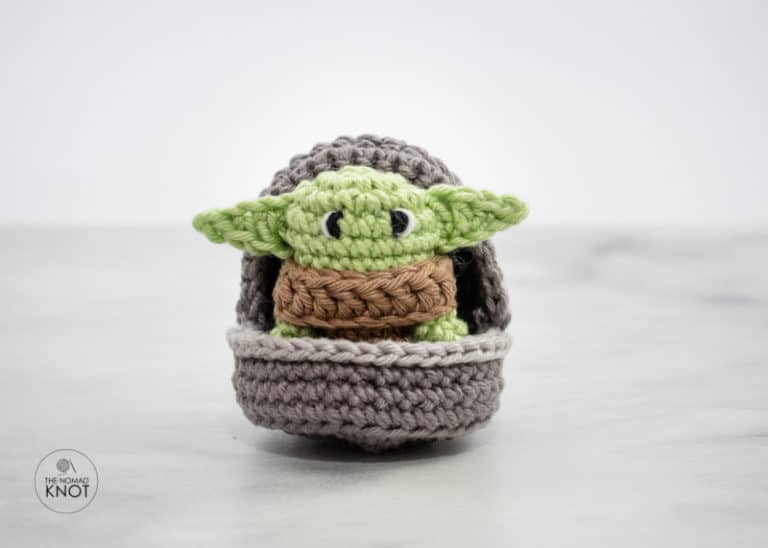 Grogu Baby Yoda amigurumi free pattern