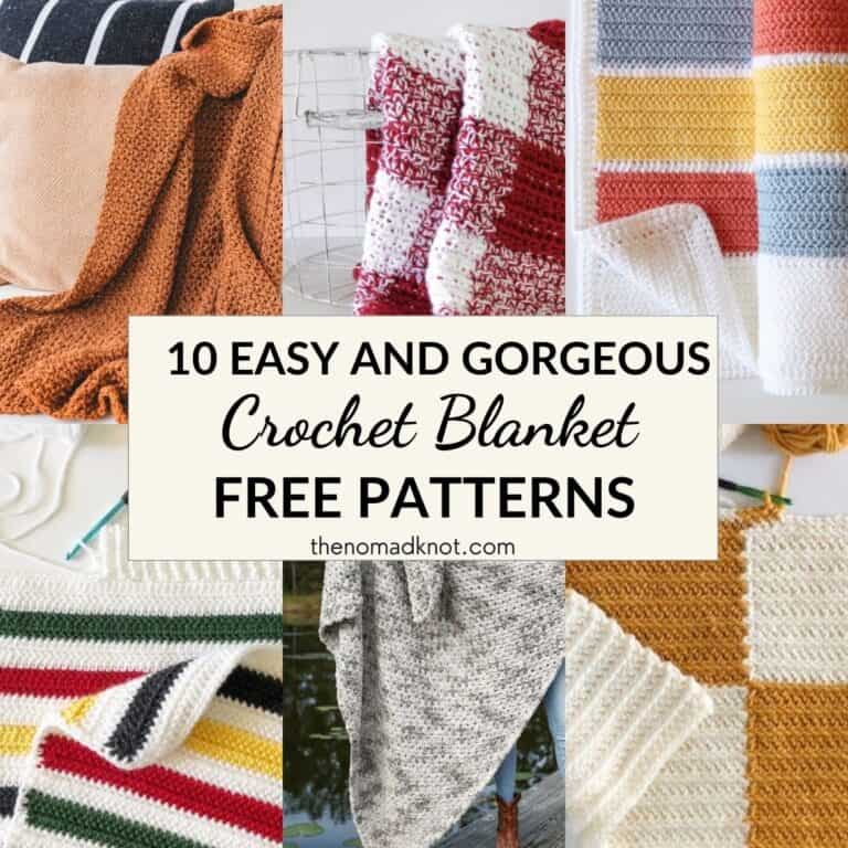 Easy Crochet Blanket: 10 Free Patterns
