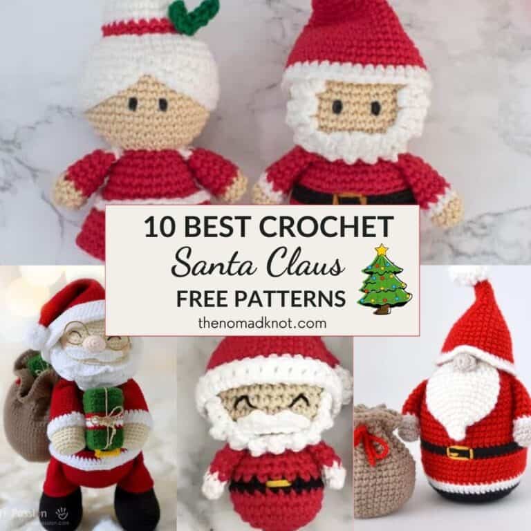 Feature image crochet Santa Claus free patterns