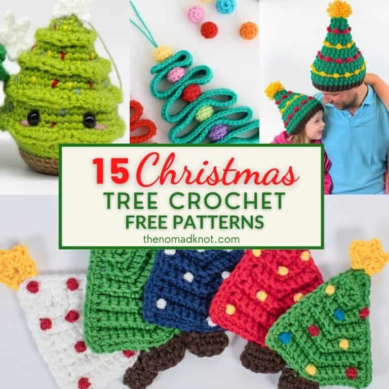 15 Christmas Tree Crochet Free Patterns