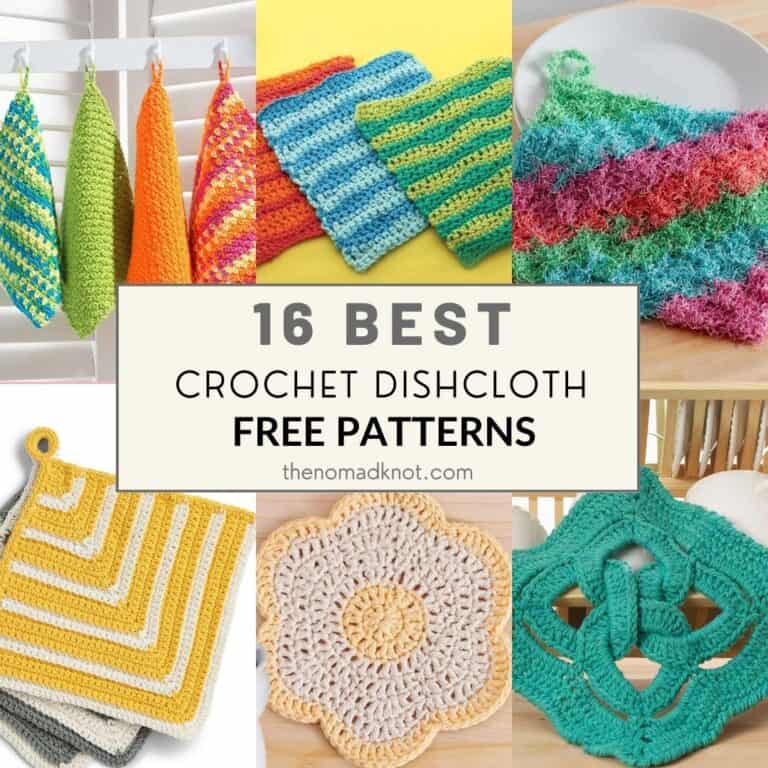 Feature Image Crochet Dishcloth free patterns