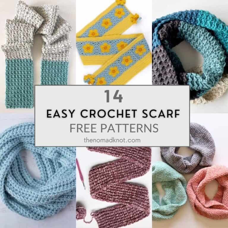 Feature Image Easy Crochet Scarf Free Patterns