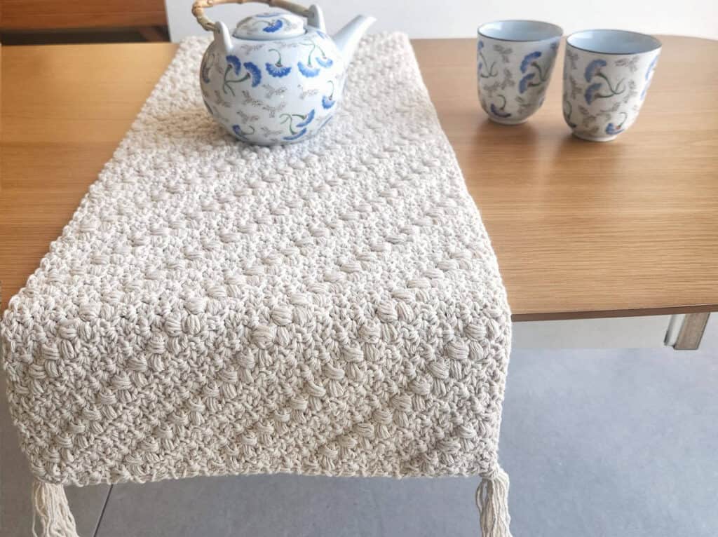 Braided Beans Table Runner
