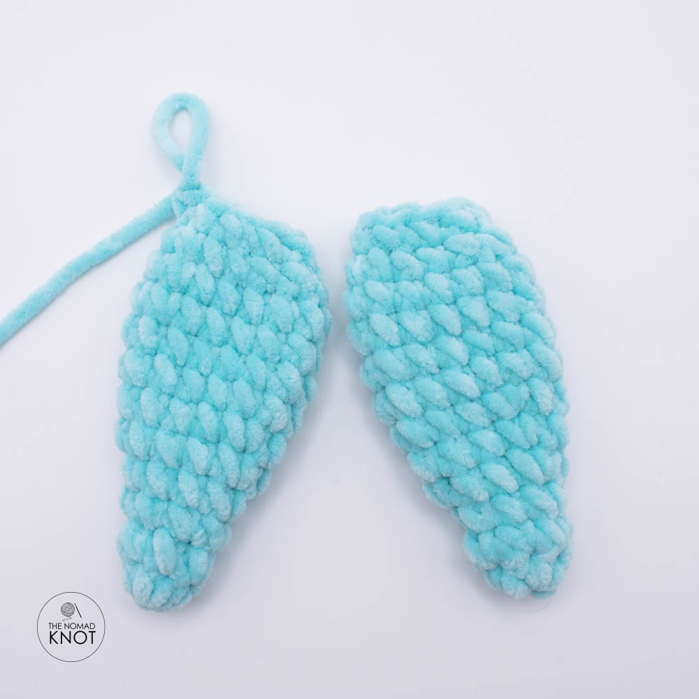 no-sew crochet whale free pattern photo tutorial