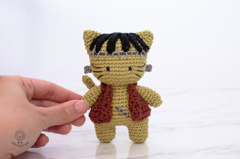 Frankenstein Cat Amigurumi