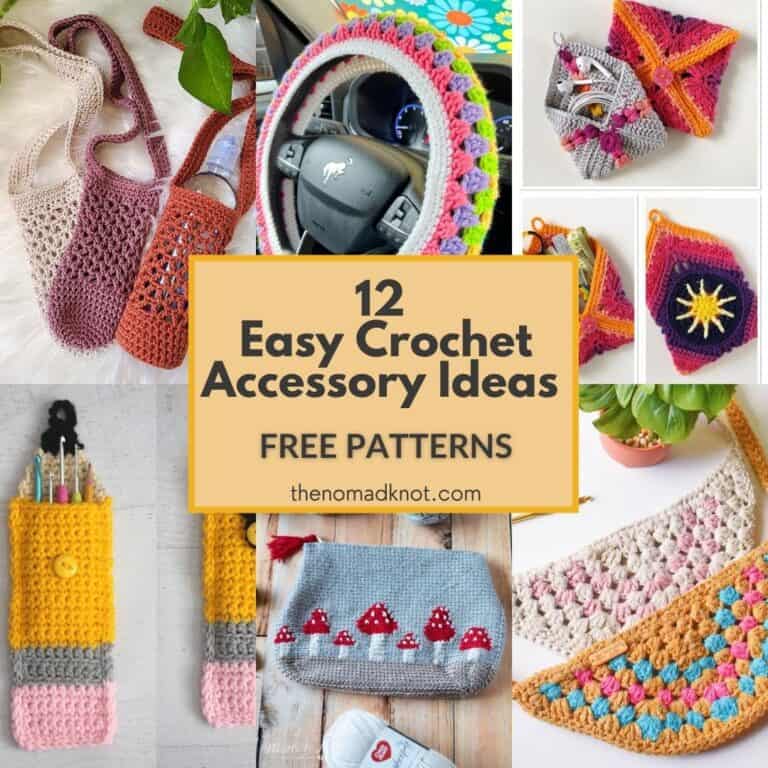 Feature image crochet accessory ideas free patterns