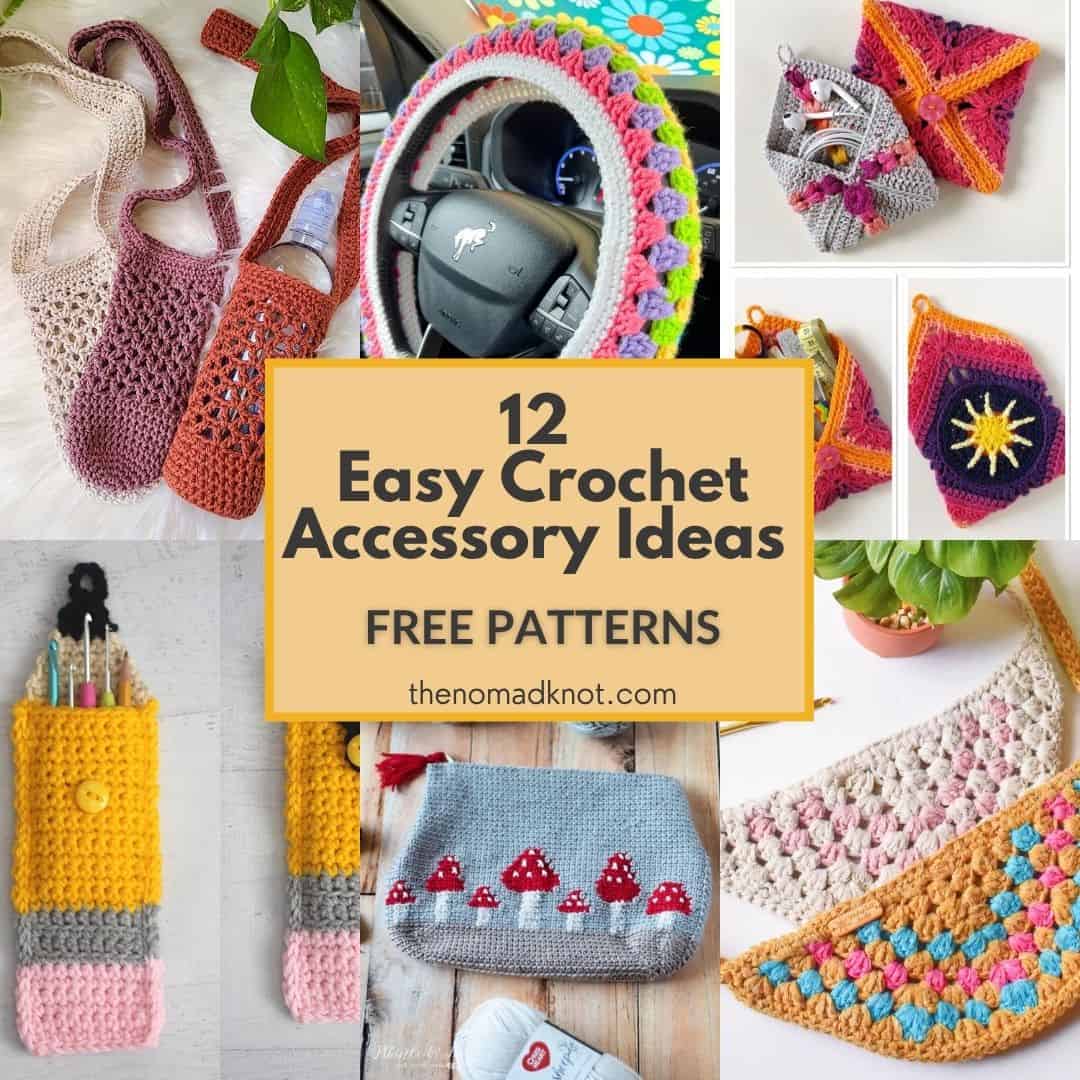 Feature image crochet accessory ideas free patterns