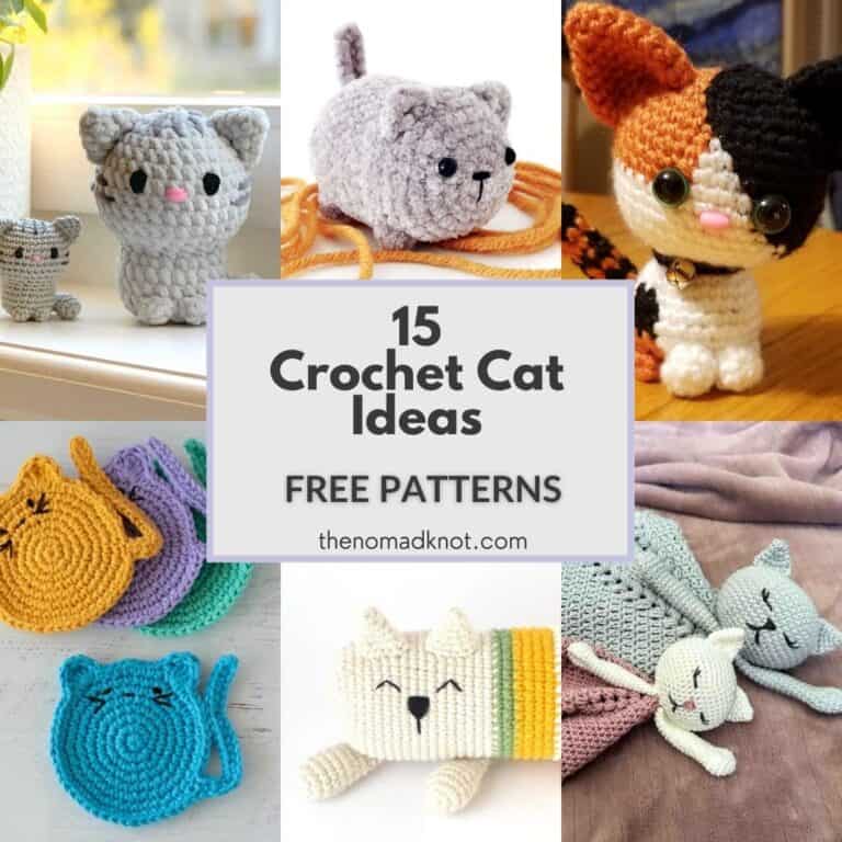 Feature image crochet cat free patterns