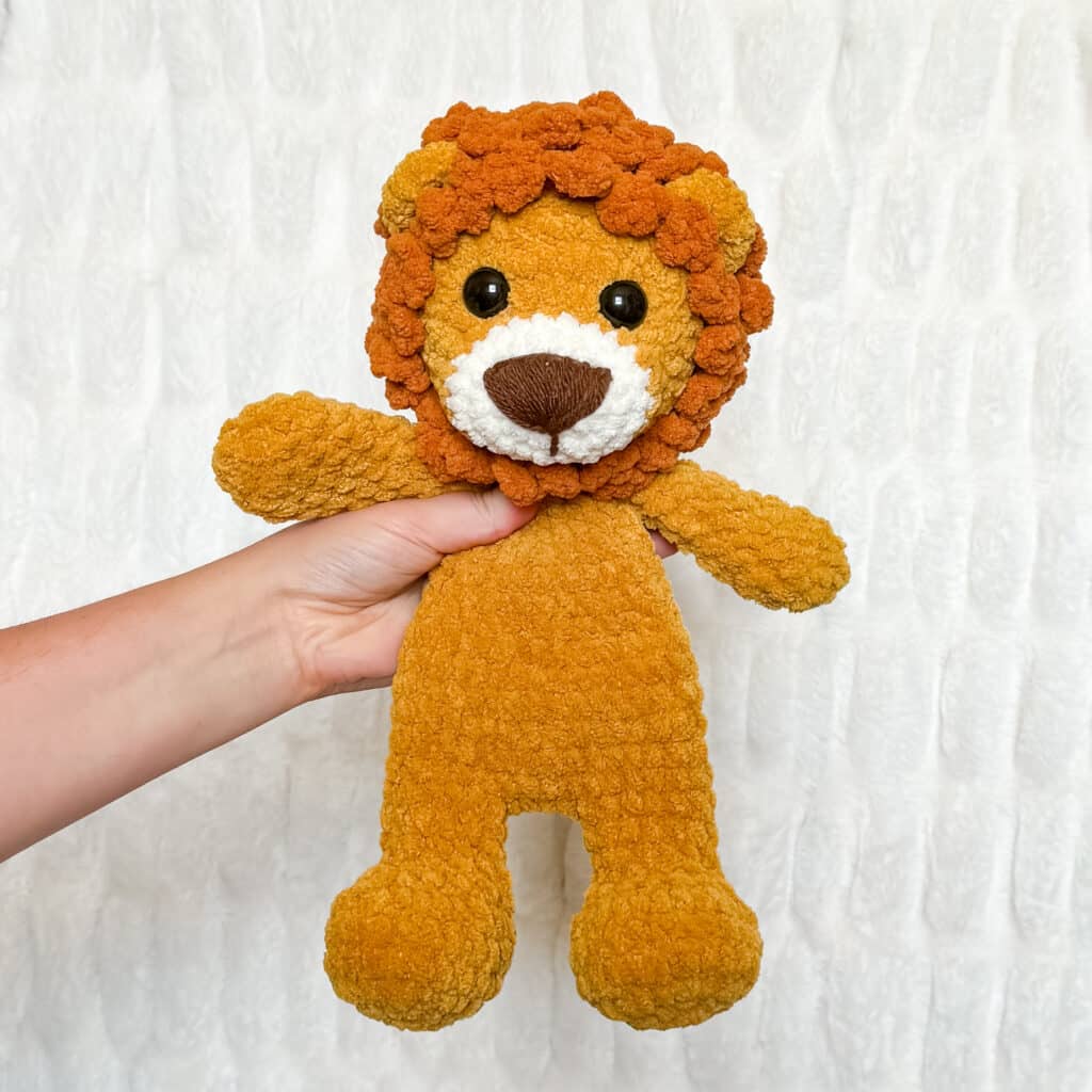 Plush Lion Snuggler