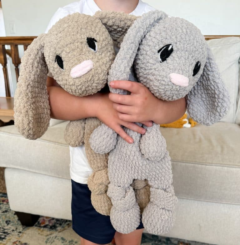 Crochet Bunny Snuggler