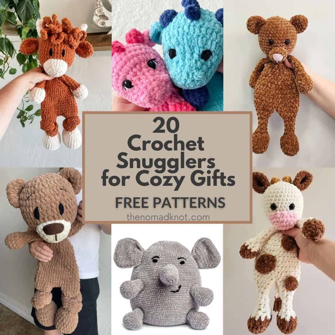 Feature Image 20 Crochet Snuggler Free Patterns