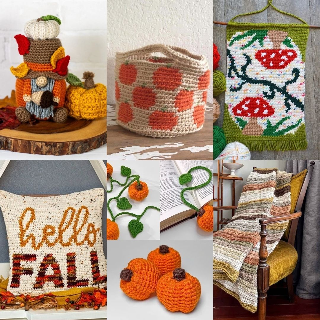 feature image image crochet fall decor free patterns